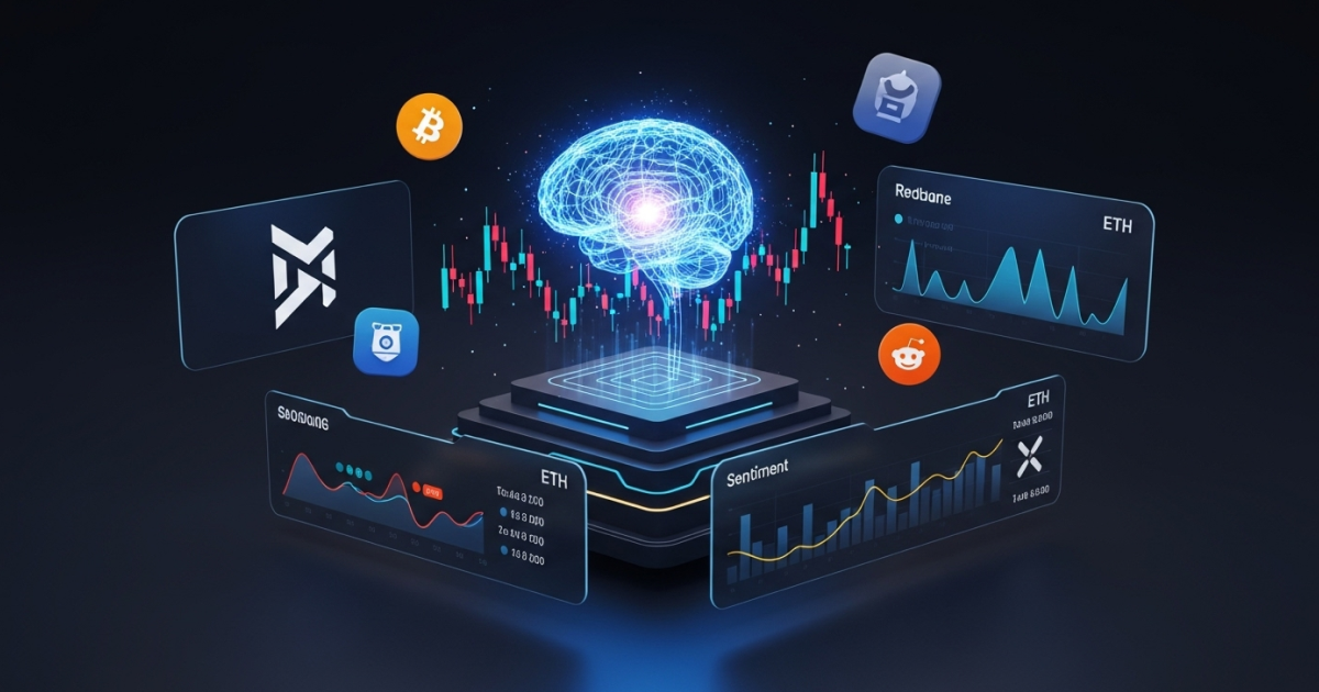 AI Revolution in Cryptocurrency Exchanges Futuristic illustration of AI technology transforming cryptocurrency exchanges with trading bots, blockchain visuals, and digital assets.